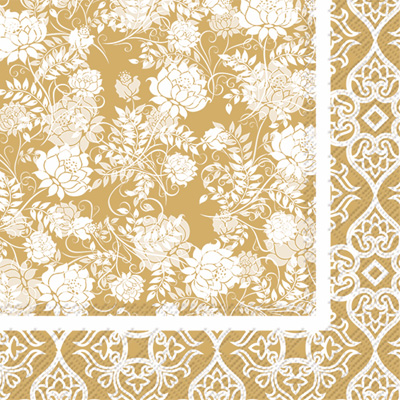 Classic Garden Gold Lunch Napkins