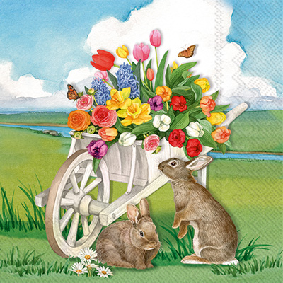 Easter Barrow Lunch Napkins