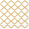 Moroccan Trellis Gold Lunch Napkins