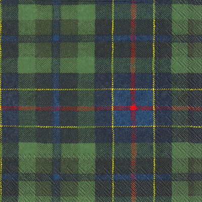 Tartan Green Lunch Napkin