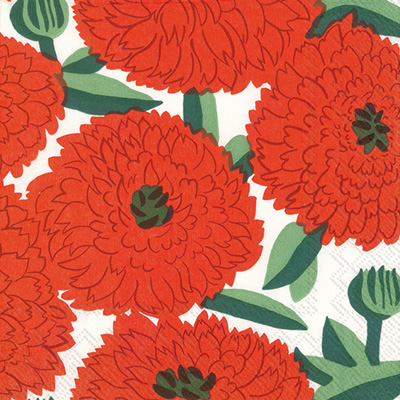 Marimekko Primavera Red Lunch Napkins