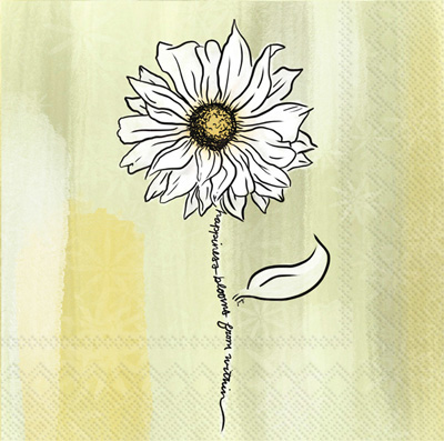 Blooming Daisy Lunch Napkin