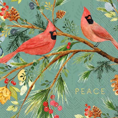 Cardinal Peace Lunch Napkin