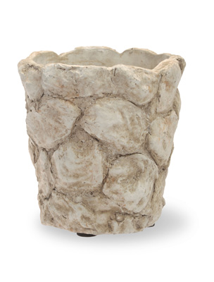 Oyster Shell Cachepot Small