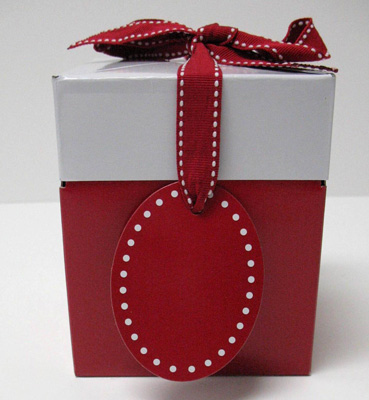 Eco Small Ruby Red Pop-Up Box