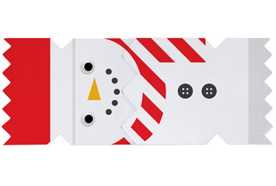 My Design Co. Snowman Cracker Card