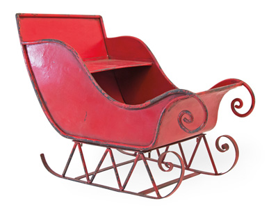 Santa's Red Sleigh