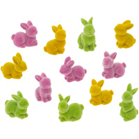 Mini Velvet Bunnies (Set of 12 Assorted)