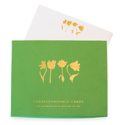 The MET Four Tulips Correspondence Cards