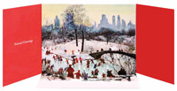 The MET Tait Skating in Central Park Pop-up Cards