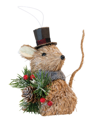 Dickens the Mouse Ornament