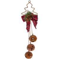 Treetop Rusty Bells Door Decoration