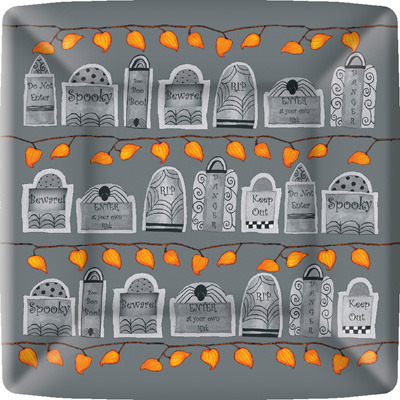 Tombstones Dinner Paper Plates