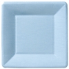 Classic Linen Light Blue Dessert Paper Plates