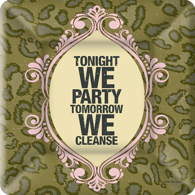 Naughty Betty Cleanse Dessert Paper Plates