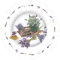 Flavor of Provence Dinner Paper Plates