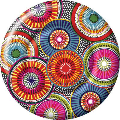 Be-Spoked Round Paper Dinner Plates