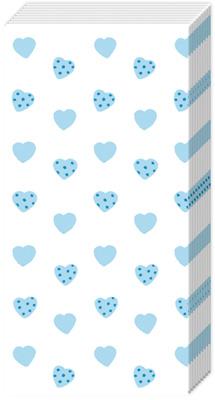 My little Sweetheart Light Blue Pocket Tissues