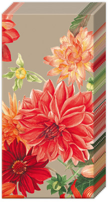 Dahlia Linen Pocket Tissues