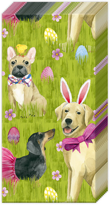 Bunny Dogs Pocket Tissues