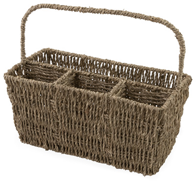 Seagrass Flatware Basket