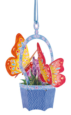 ChandelierLavender Butterfly Basket