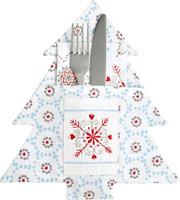 Winter Dotty Cutlery Pocket