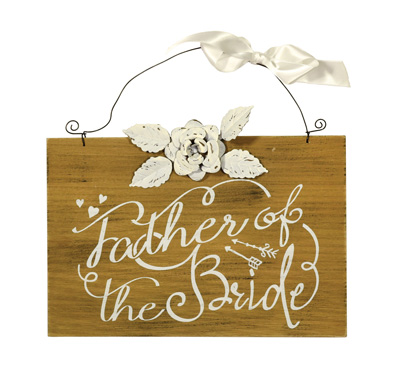 Wedded Bliss Father of the Bride Sign
