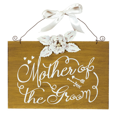 Wedded Bliss Mother of the Groom Sign