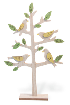 Springtime Birds in Tree