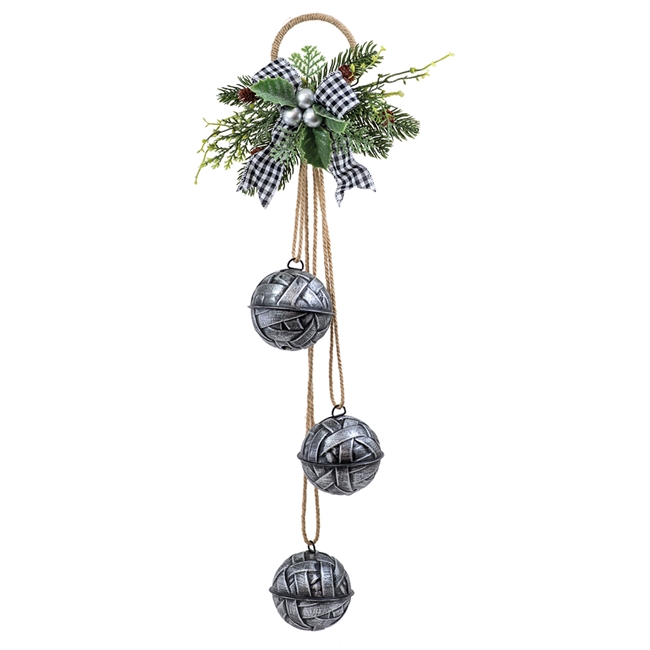 Silver Round Bells Door Hanger