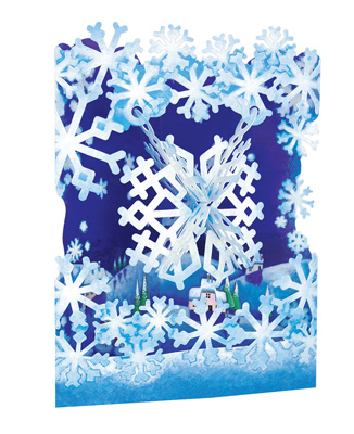 Santoro Snowflake Swing Card