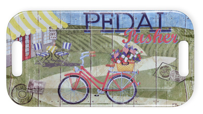 Pedal Pusher Melamine Tray