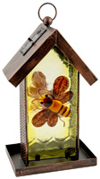 Honeybee Solar Bird Feeder Lantern