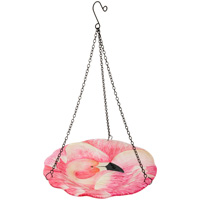 Flamingo Hanging Bird Feeder