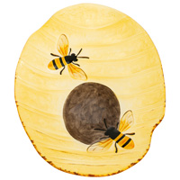 Bee Hive Glass Plate