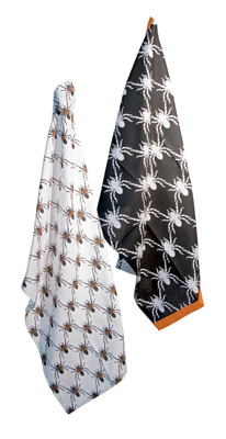 Black Spider Tea Towels