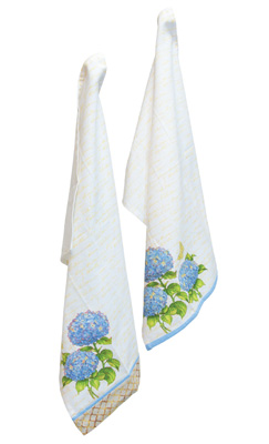 Blue Heirloom Tea Towels