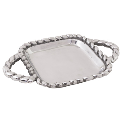 Mini Rope Edge Handled Tray