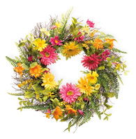 Gerber Daisy Wreath