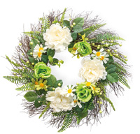 White Symphony Wreath