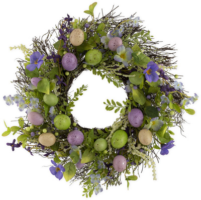 Easter Eggs Wreath