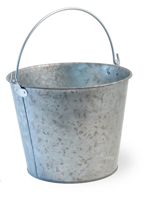 Round Metal Bucket