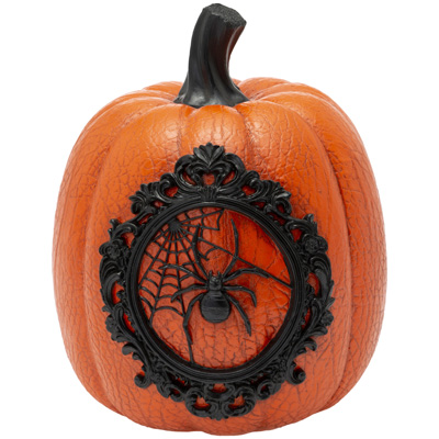 Orange Spider Lace Pumpkin