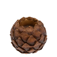 Short Natural Pinecone Tealight