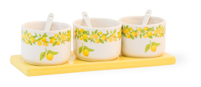 Lemon Drop Condiment Set