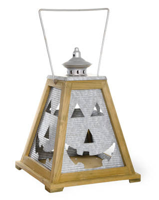 Galvanized Jack O'Lantern Trapezoid