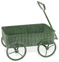 Green Metal Wagon