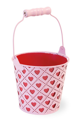 Heart Bucket Pink