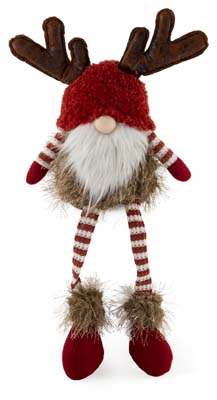 Tuck Dangle Leg Reindeer Hat Gnome